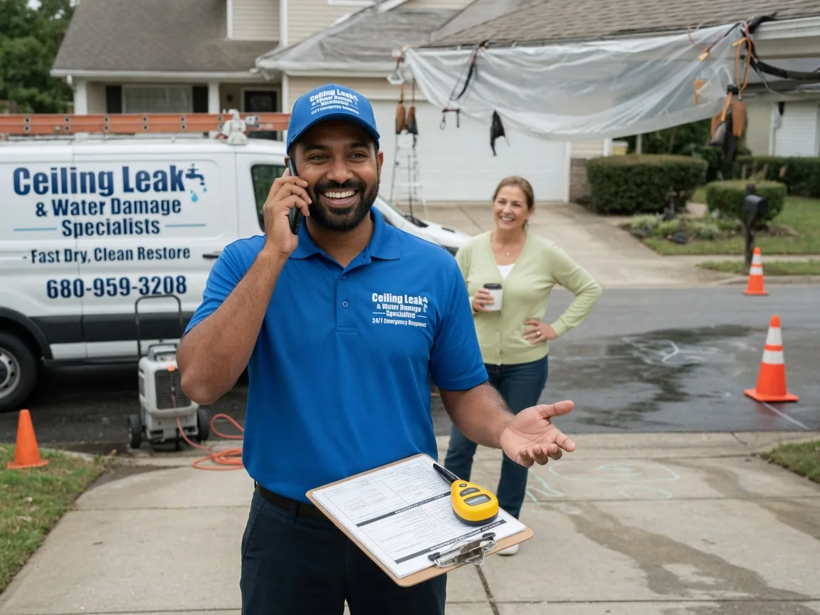 Ceiling Leak Cleanup Lake Norden, SD FAQs
